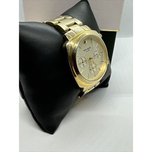 Kate Spade New York 0100 Women\'s Gold Stainless Steel Analog Dial Watch JNA160 main image 6